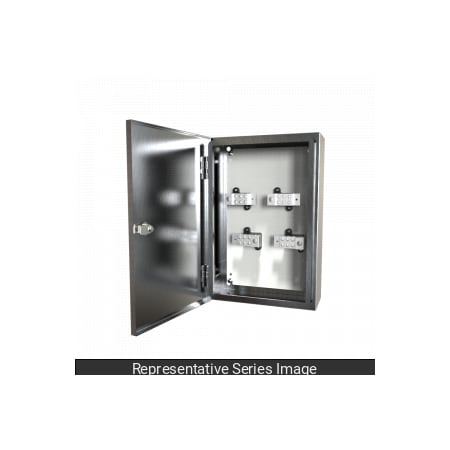 Hammond 1/4 Turn Latch Electrical Enclosures, 12 in H, 5 in D, 10 in W CN4SB74SS